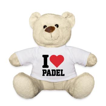 Ich liebe Padel - Teddy - Weiß - Vorne