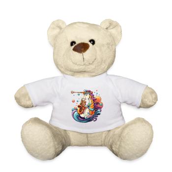 Groove de licorne jazzy - Nounours - blanc - Devant