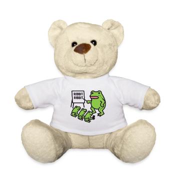Froschunterricht mit Ribbit-Phrase - Teddy - Weiß - Vorne
