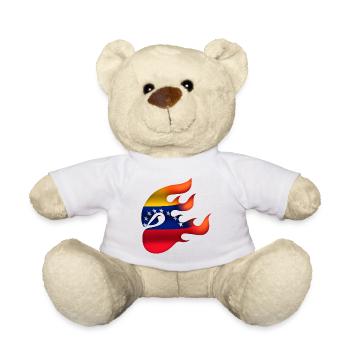 Drapeau du Venezuela - Venezuela - Ninja - Nounours - blanc - Devant