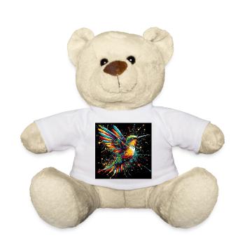 hummingbird - Teddy Bear - white - Front