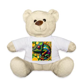 caméléon - Nounours - blanc - Devant