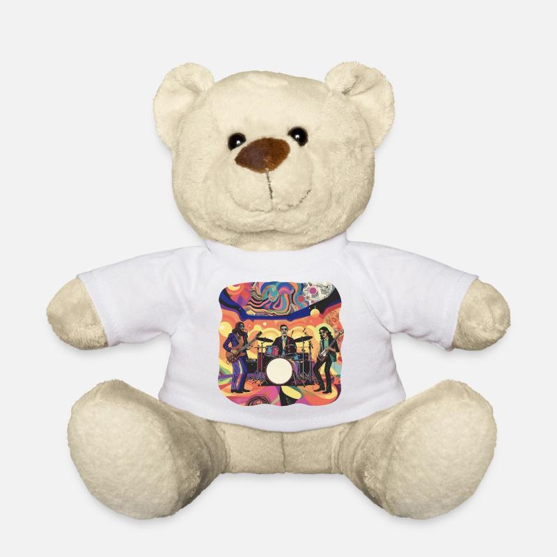 Psychedelische Prog-Rock-Band - Teddy - Weiß