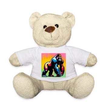 gorille - Nounours - blanc - Devant