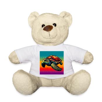 turtle - Teddy Bear - white - Front