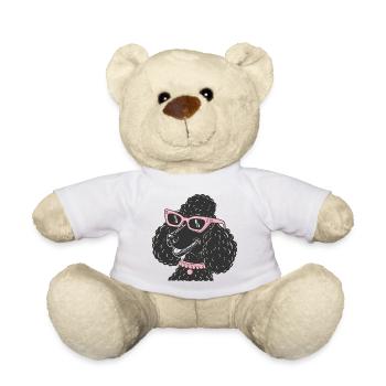 Drôle de caniche - Nounours - blanc - Devant