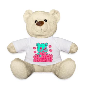 Glitch Berlin Supercute - Teddy Bear - white - Front