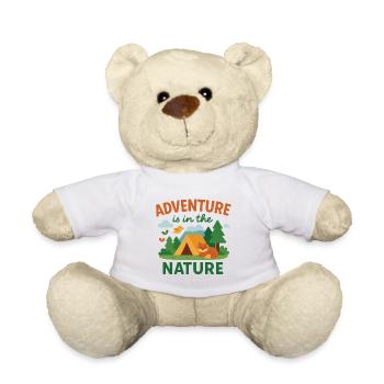 Adventure is in the nature - Nounours - blanc - Devant