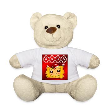 WEIHNACHTEN SCHULKIND LEHRER MAULTASCHEN - Teddy - Weiß - Vorne