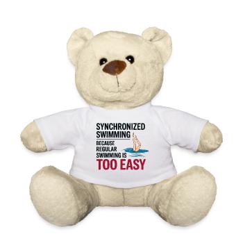 Synchronschwimmen Motivation - Teddy - Weiß - Vorne