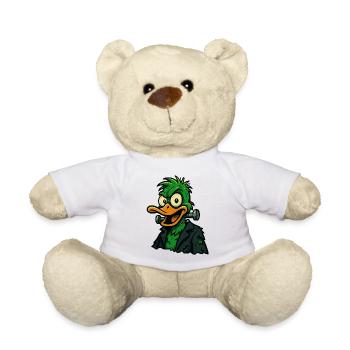 Frankenquack – Verrückte Halloween-Ente - Teddy - Weiß - Vorne