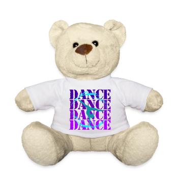 Danse acrobatique en silhouette vibrante - Nounours - blanc - Devant