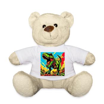 dinosaur - Teddy Bear - white - Front