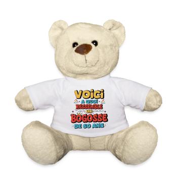 Humor zum 60. Geburtstag - Teddy - Weiß - Vorne