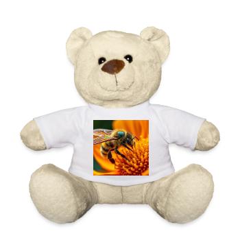 bee - Teddy Bear - white - Front