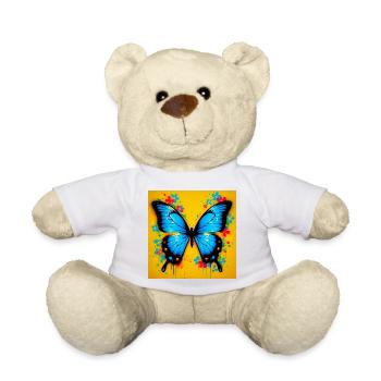 Schmetterling - Teddy - Weiß - Vorne