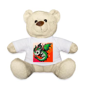 Drache - Teddy - Weiß - Vorne