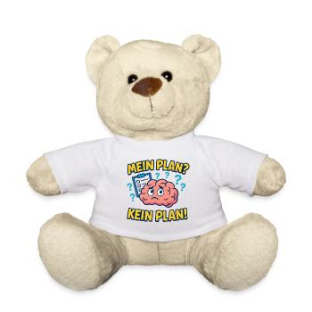 Gedankenchaos Motiv - Teddy - Weiß - Vorne