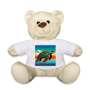 turtle - Teddy Bear - white - Front