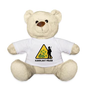 Kaninchenjagd im Gange - Teddy - Weiß - Vorne