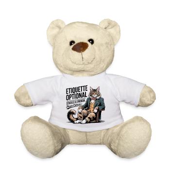 Etikette-optionale Fancy Cat - Teddy - Weiß - Vorne
