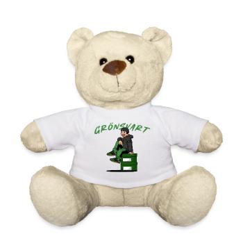 Mode Vert-Noir - Nounours - blanc - Devant