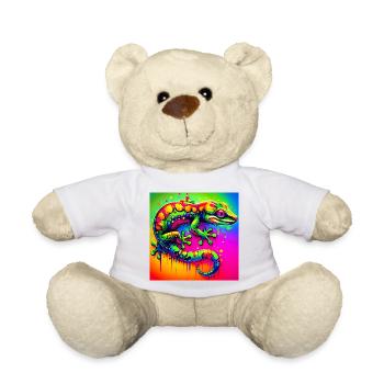 Gecko - Teddy Bear - white - Front