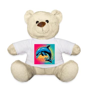 dolphin - Teddy Bear - white - Front