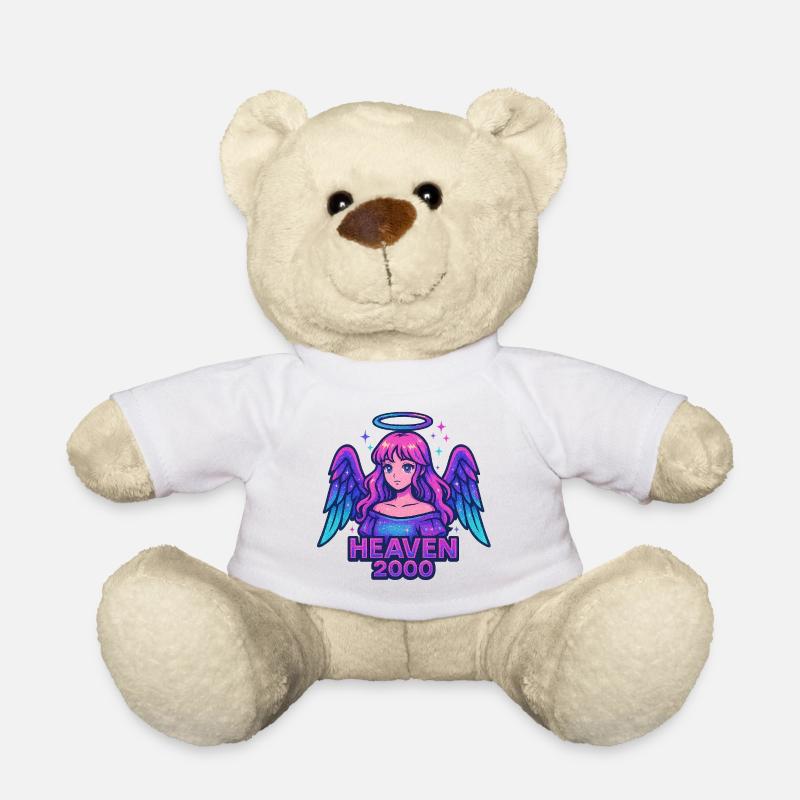 Celestial Angel Design - Teddy Bear - white