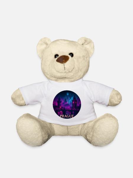 Prag Souvenir Cyberpunk - Teddy - Weiß