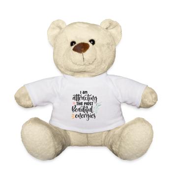 J’attire de belles énergies - Nounours - blanc - Devant