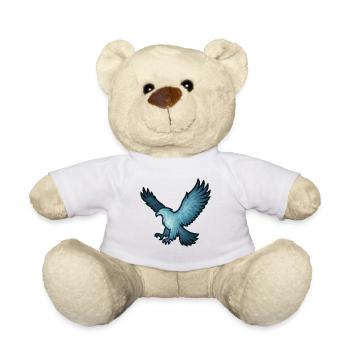 Soul Animal and Guardian Being: Eagle - Teddy Bear - white - Front