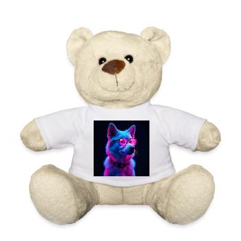 Kreativer Fast Dog in Neonfarben - Teddy - Weiß - Vorne
