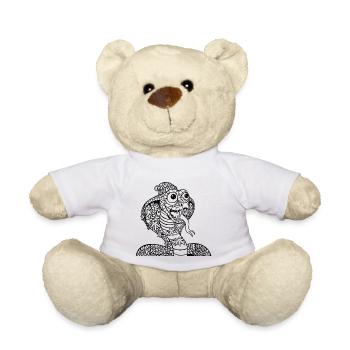 Cobra cool avec capuchon - Nounours - blanc - Devant