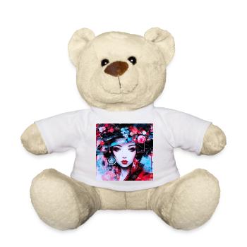 Urban portraits inspired by digital art - Teddy Bear - white - Front