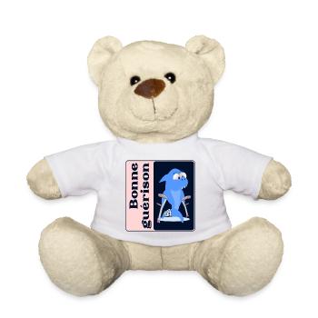 Gute heilende Füße - Teddy - Weiß - Vorne