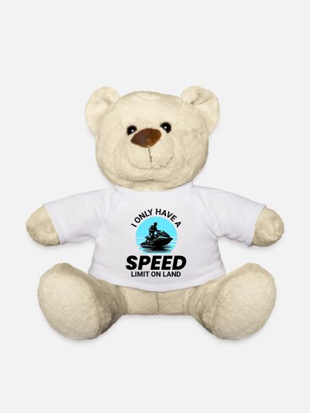 Jet Ski Lover Water Sports  - Teddy Bear - white