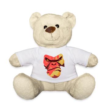 Gorilla Power Back Design - Teddy - Weiß - Vorne