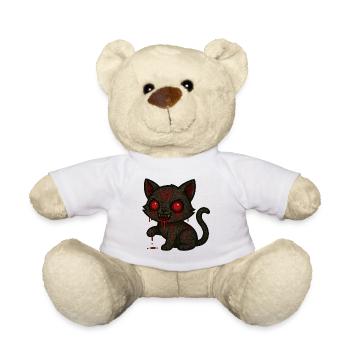 Dark Cat Occult - Teddy - Weiß - Vorne