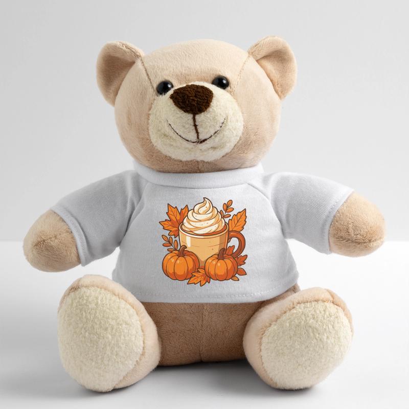 Tasse d’automne citrouille épicée conception Nounours