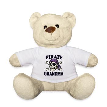 Pirate Grandma - Teddy - Weiß - Vorne