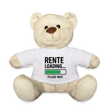 Rente Loading please wait - Teddy Bear - white - Front