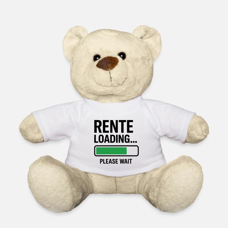 Rente Loading please wait - Teddy - Weiß