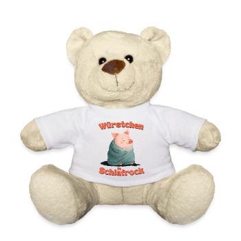 Würstchen im Schlafrock - Teddy - Weiß - Vorne