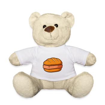 Truck Leberkäse - Teddy Bear - white - Front
