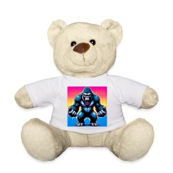 gorille - Nounours - blanc - Devant