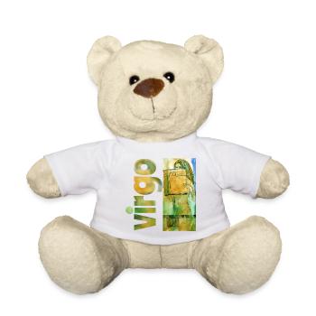 Sternzeichen Jungfrau - Teddy - Weiß - Vorne