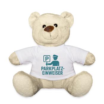 Conception du préposé au stationnement - Nounours - blanc - Devant