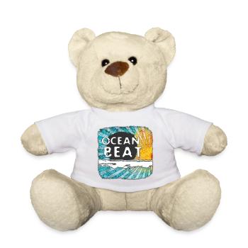 Ozeanischer Sonnenuntergang Design - Teddy - Weiß - Vorne