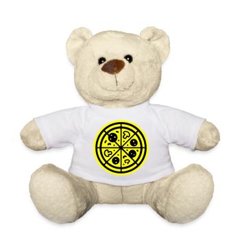 Pizza Symbol Pizzeria - Nounours - blanc - Devant